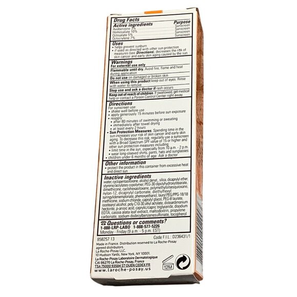 La Roche-Posay Anthelios SPF 60 Sunscreen Face Ultra Light Broad Spectrum 06/27 - Picture 2 of 4
